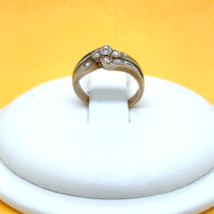 Floral Harmony Diamond Accent Ring