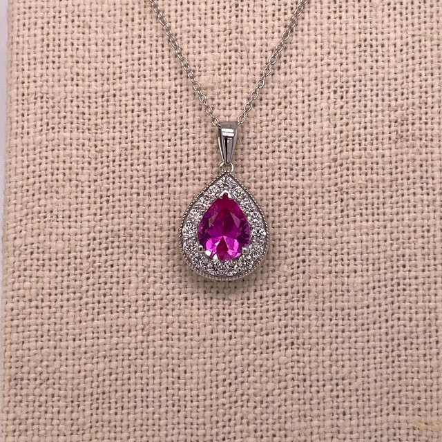 Pink Radiance Lab Diamond Necklace